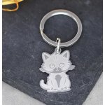 Přívěsek na klíče kočka ocelová 15 – Hledejceny.cz