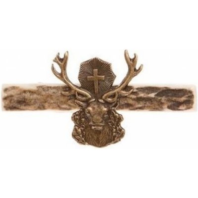 Zubíček Svatý Hubert parohová spona – Zboží Dáma