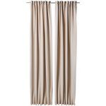 LIVARNO Sada závěsů, 2dílná, 135 x 254 cm (světle béžová) – Zboží Dáma