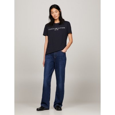 TOMMY HILFIGER REG CORP LOGO C-NK WW0WW40276DW5 – Zboží Dáma