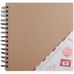 Madrid Papel Import S.L. Album kroužkové kraft 200g/m2, 20 listů 30x30 cm – Zboží Živě
