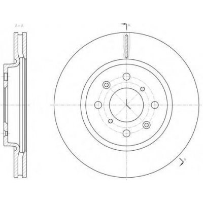 REMSA Brzdový kotouč - 256 mm RMS 61481.10 – Zboží Mobilmania