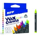 MFP voskovky fluo 12 barev trojhranné – Zboží Mobilmania