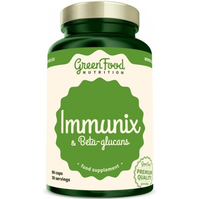 GreenFood Imunix s Beta glukany 90 kapslí – Hledejceny.cz