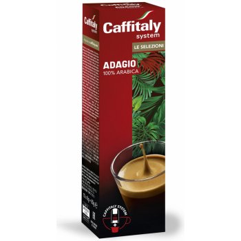 Caffitaly Kapsle 100% arabica Premium Adagio 10 kusů