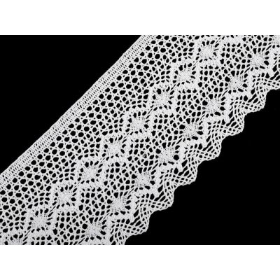 Bavlněná krajka paličkovaná šíře 10,5; 11,5 cm Varianta: 1 (10,5 cm) bílá, Balení: 13.5 m – Hledejceny.cz