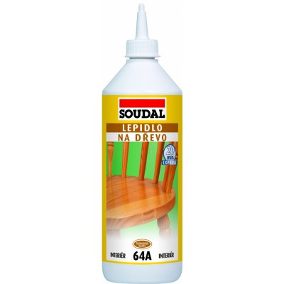 SOUDAL 64A Lepidlo na dřevo 750 g transparentní – Hledejceny.cz