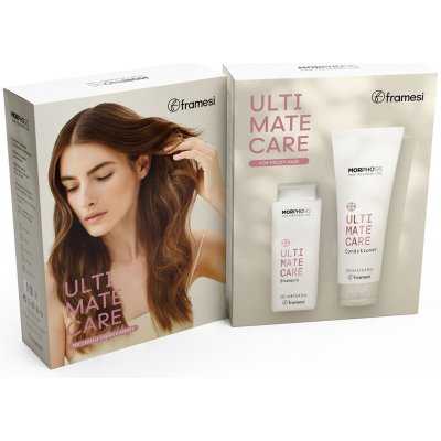Framesi Kit Ultimate Care pro obnovu přetížených krepatých vlasů šampon 250 ml + kondicionér 250 ml – Sleviste.cz