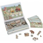 Little Dutch Little Dutch Magnetická hra Farma – Zboží Dáma