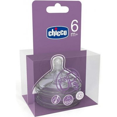 Chicco savička Step Up3 silikon průtok na jídlo transparentní – Zboží Dáma