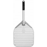 Lopatka na pizzu s perforací a krátkou rukojetí, čtvercová, 350x710mm | HENDI, 618066 – Zboží Dáma
