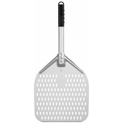Lopatka na pizzu s perforací a krátkou rukojetí, čtvercová, 350x710mm | HENDI, 618066 – Zboží Dáma