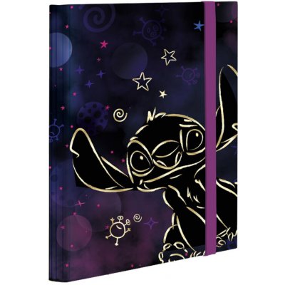 CoolPack Stitch Gold A5 s širokou gumou – Hledejceny.cz