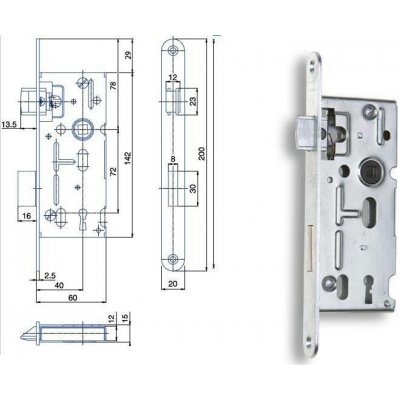 HOBES K104 P-L Zn 60/7220mm 1549258040010 – Hledejceny.cz