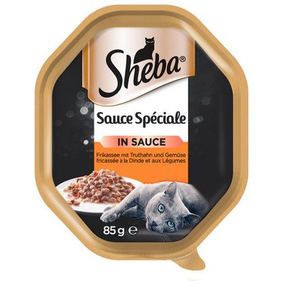 Sheba Sauce Speciale s krůtím masem a zeleninou 22 x 85 g
