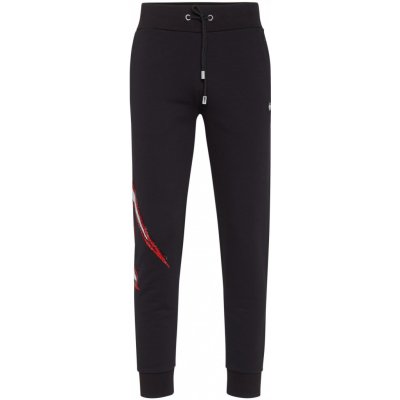 Philipp plein pánské streetwearové kalhoty MJT1384 PJO002N černé
