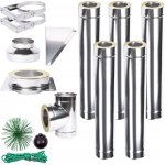 Solid izolovaný komín Slim Eco 0,5 200mm 5m – Zboží Mobilmania