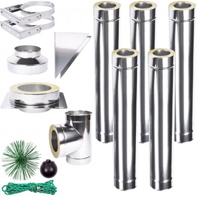 Solid izolovaný komín Slim Eco 0,5 200mm 5m – Zboží Mobilmania