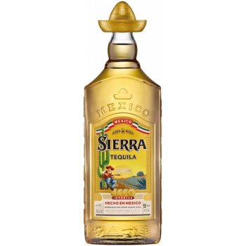 Sierra Tequila Gold 38% 1 l (holá láhev)