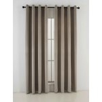 MKLuzkoviny.cz Sametové zatemňovací závěsy Cesar cappuccino - 140 x 250 cm (2ks) - kroužky – Sleviste.cz
