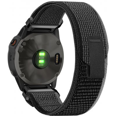 Eternico Nylon Loop Strap for Garmin QuickFit 26mm gray AET-QF26NLS-gr – Zboží Mobilmania