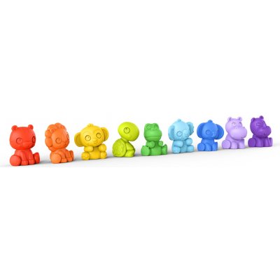 TropicAnimals BRIGHT STARTS zvířátka set 9 ks – Zbozi.Blesk.cz