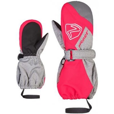 Ziener Lauro AS light melange/neon pink - prstové – Zboží Dáma