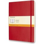 Moleskine XL, měkké desky linkovaný červený – Zboží Dáma