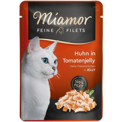 Miamor Cat Filet kuře a rajče jelly 100 g – Hledejceny.cz