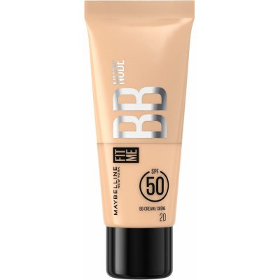 Maybelline BB krém SPF 50 Fit Me BB Cream 20 30 ml – Hledejceny.cz