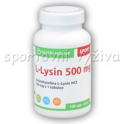 Nutri House Lysin 500 100 tablet – Zboží Mobilmania