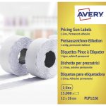 Avery Zweckform PLP1226 Etikety do etiketovacích kleští 26x12mm 15000 ks bílá – Zbozi.Blesk.cz