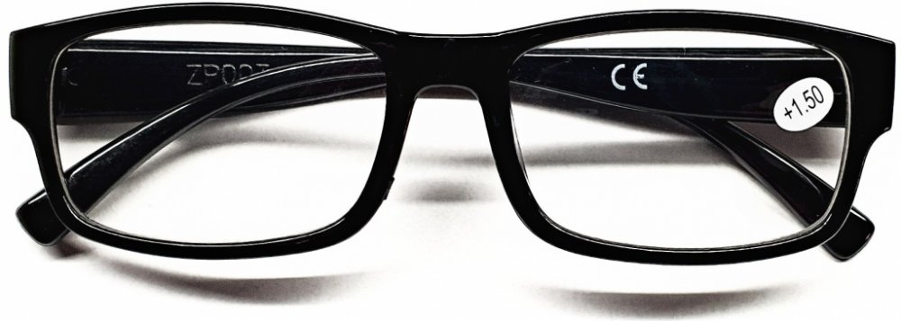 Dioptrické brýle JingGlass ZP003 plastové černé rámečky – Zboží Dáma
