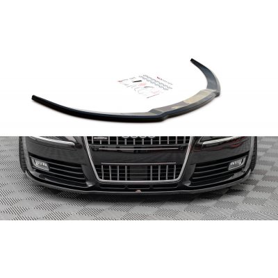 Maxton Design spoiler pod přední nárazník pro Audi S8 D3, černý lesklý plast ABS – Zbozi.Blesk.cz