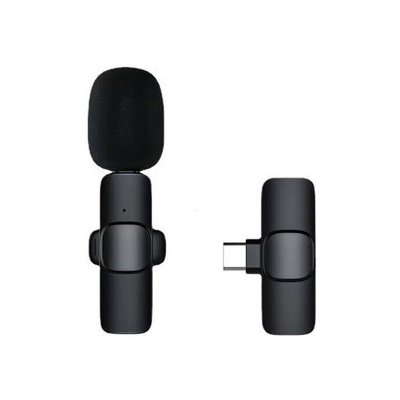 Bezdrátový mikrofon pro USB TYP-C, černý – Hledejceny.cz