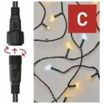 Emos D1AN01 Standard LED spojovací vánoční řetěz 10 m venkovní teplá studená bílá – Hledejceny.cz
