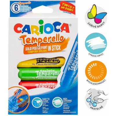Carioca Tuhé tempery 6ks – Zbozi.Blesk.cz