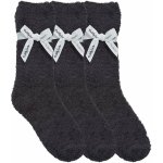 Taubert SMOOTH luxusní dárkově balené žinilkové jednobarevné ponožky antracit – Zboží Mobilmania