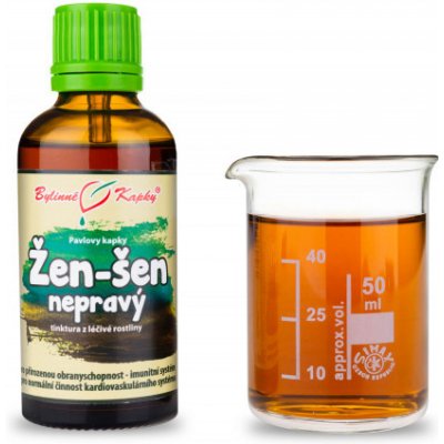 Bylinné kapky Žen-šen žen šen, ženšen nepravý bylinné kapky tinktura 50 ml – Hledejceny.cz