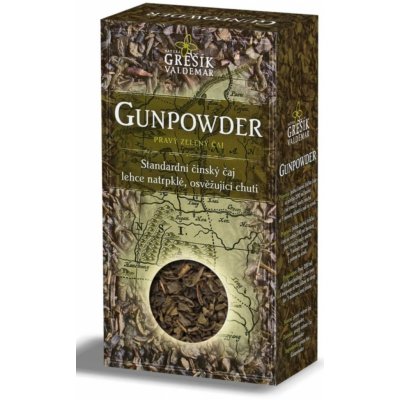 Grešík Čaje 4 světadílů zelený čaj Gunpowder 70 g – Zbozi.Blesk.cz