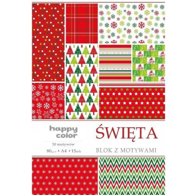 Paper Design Papíry s vánočním motivem A4 80g 15archů 30motivů – Sleviste.cz