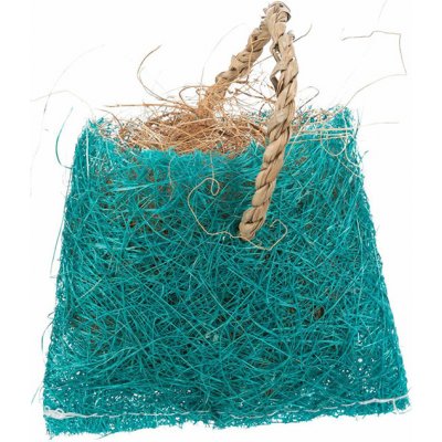 Trixie sisal pro hlodavce taštička s kokosovým vláknem modrá 10 x 13 cm – Zboží Dáma