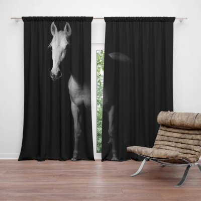 Závěsy Kůň ve stínu: 2 ks - 140x250 cm - Sablio – Hledejceny.cz