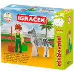 Efko IGRÁČEK Ošetřovatel povolání set figurka kloubová se zebrou – Zboží Dáma