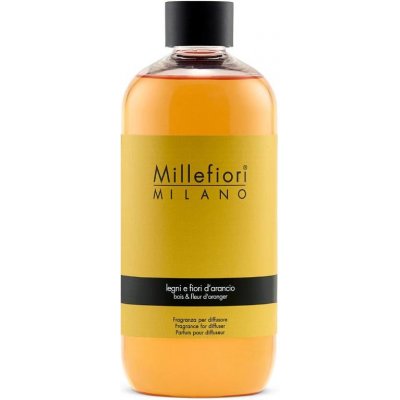 Millefiori Milano náplň do aroma difuzéru Dřevo a pomerančové květy 500 ml – Zboží Dáma