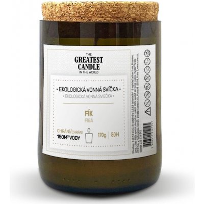 The Greatest Candle Svíčka v lahvi od vína fík 170 g – Hledejceny.cz