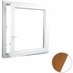 ALUPLAST Plastové okno jednokřídlo zlatý dub 60x60 – Zboží Mobilmania