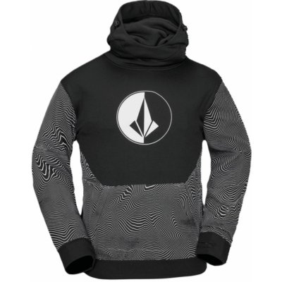 Volcom Hydro Riding black PRINT mikiny přes hlavu černá – Sleviste.cz