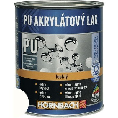 Hornbach PU akrylátový na vodní bázi 0,75 l ledově bílá lesk