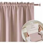 Room99 Hotový závěs Aura 140x230 na pásce pudrově růžová – Hledejceny.cz